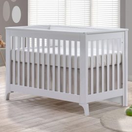 Metro Convertible Crib in White