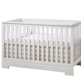 Olson Convertible Crib in White and Mosaic