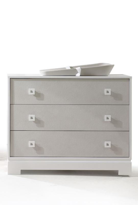 olson 3 drawer dresser xl in white and mosaic